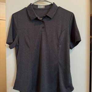 Grey Callaway Women's Opti Dri Golf Polo Size M